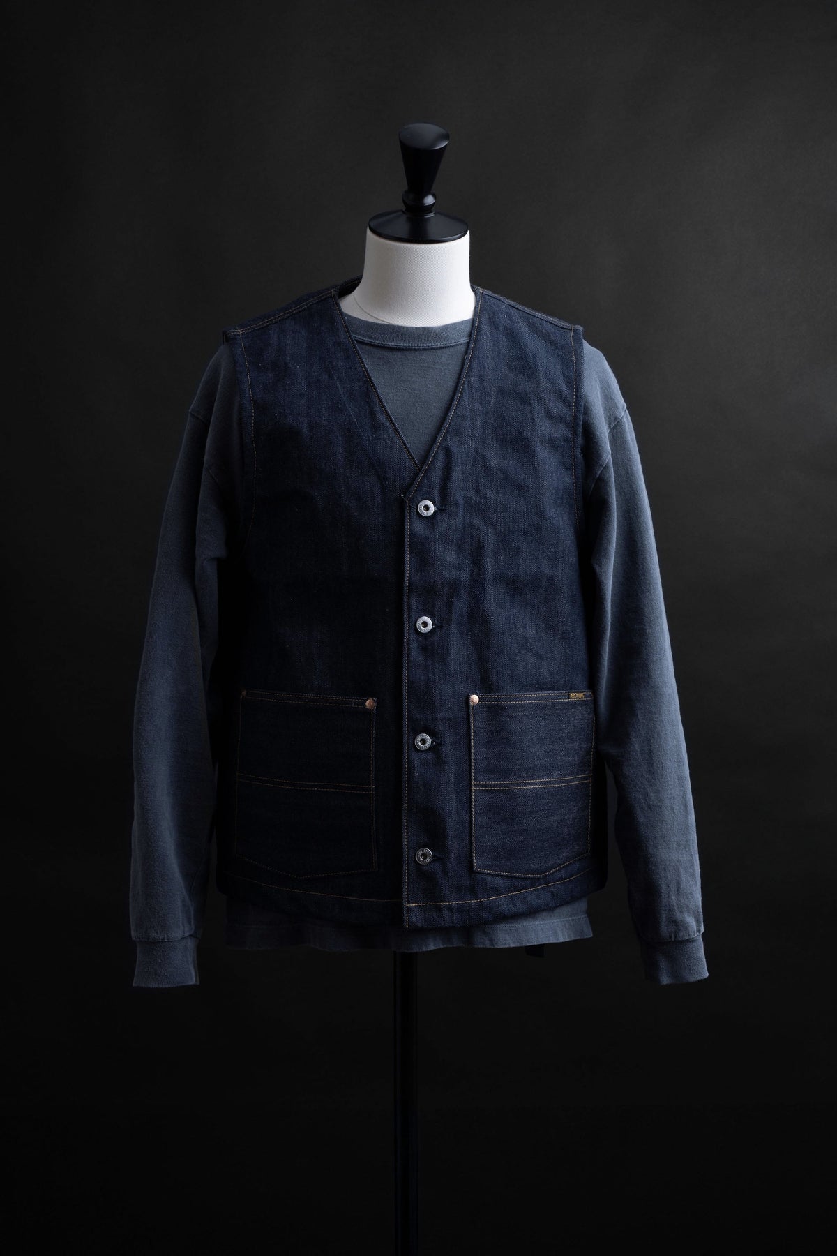 XX602BE (000)『XXXX-EXTRA』BUTTON UP VEST – Big-John-Intl