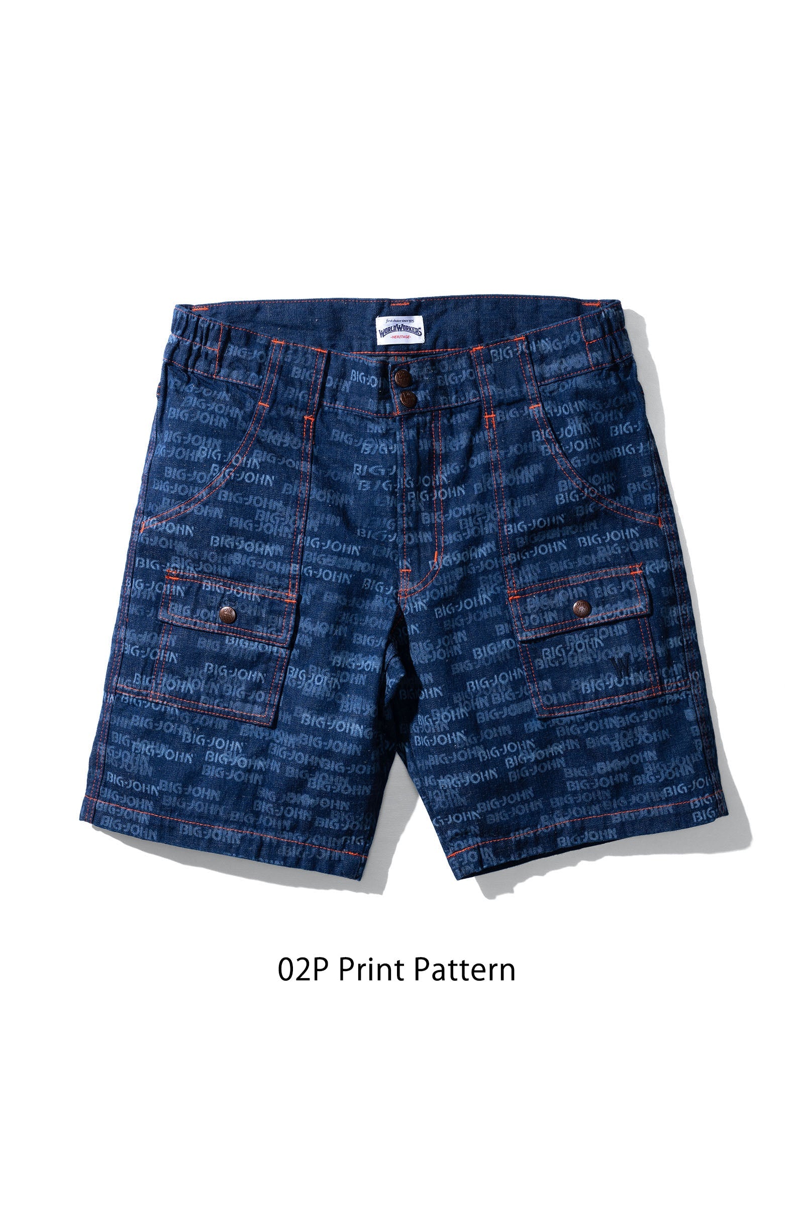WR788M World Workers Beach Denim Buch-Shorts