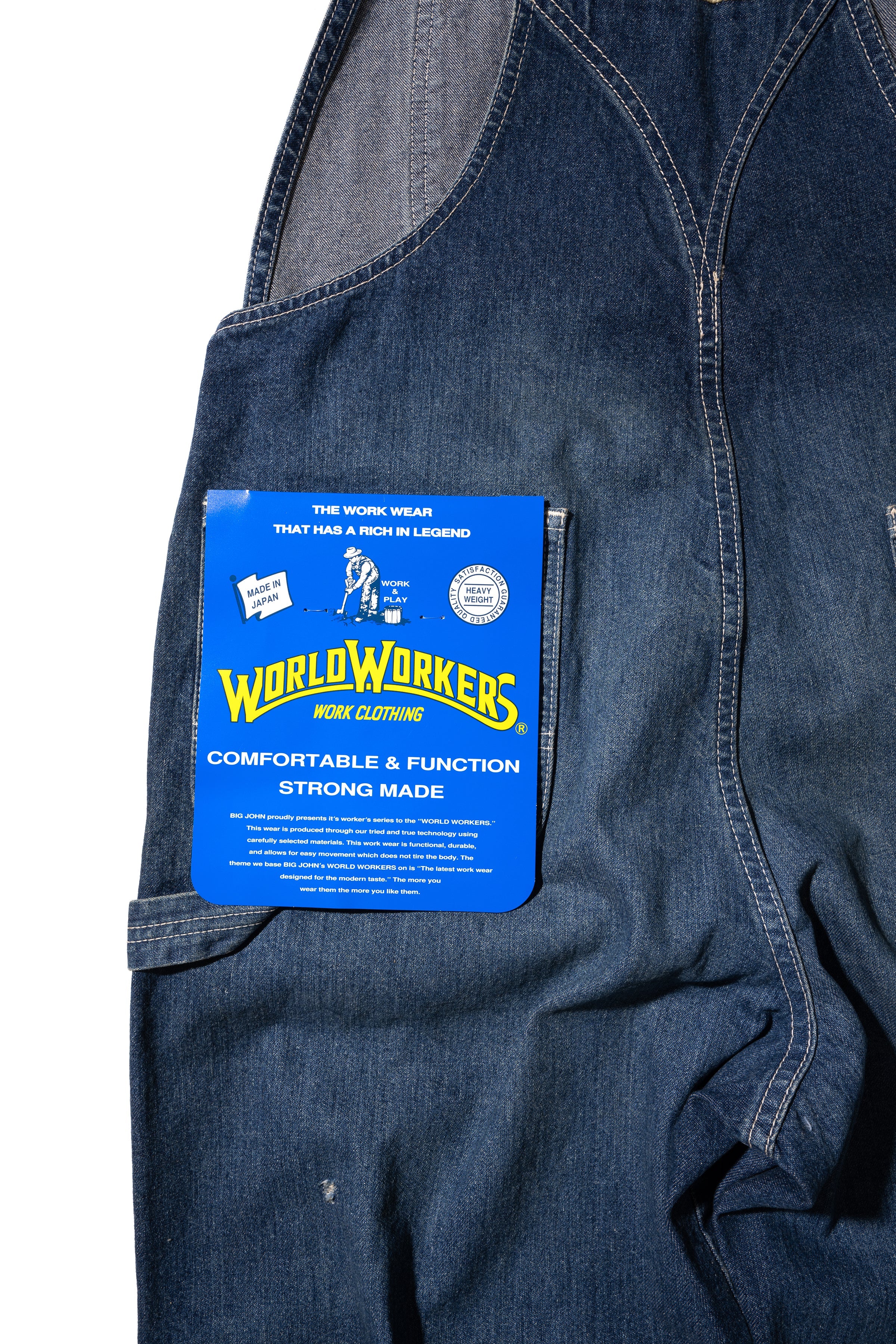 最終販売です オーバーオール WORLD WORKERS BIG JOHN LL 日本製