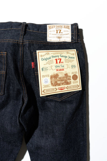 M1801 (001) 17oz Heavy Gauge Jeans / Slim