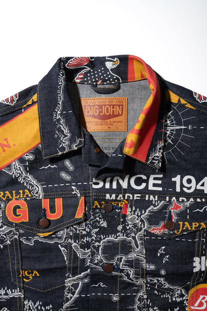 M6001SP(050) 50 years anniversary Banner Denim Trucker Jacket / Special Edition