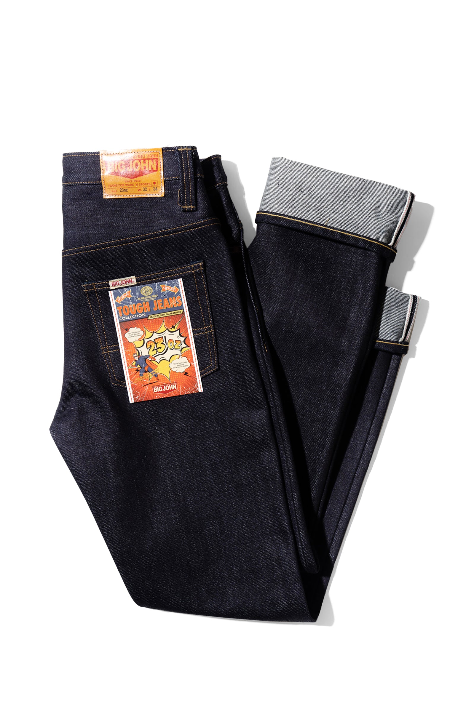 M104G (000B) 23oz selvedge denim / Straight